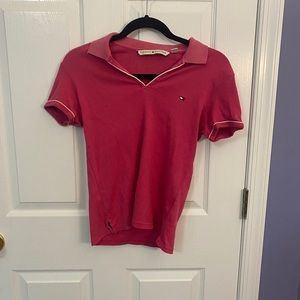 NWOT Tommy Hilfiger pink polo top
